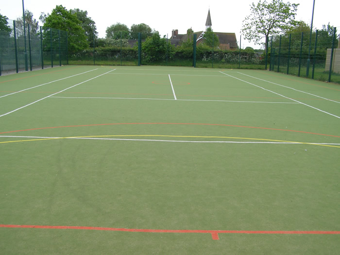 Multi Use Games Area (MUGA) installed in Wrenbury, Cheshire by Premier Recreation